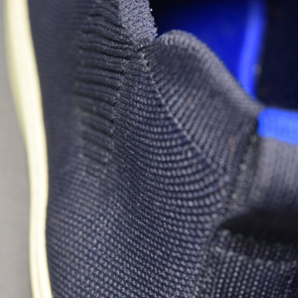 Rothy’s The Chelsea Boot Pull On High Top Sneaker Washable Shoe Mesh Navy Blue 8 - Picture 12 of 13